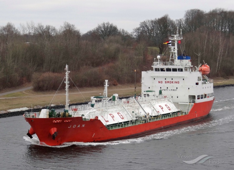 joan (LPG Tanker) - IMO 9448877, MMSI 205771000, Call Sign ONJY under the flag of Belgium