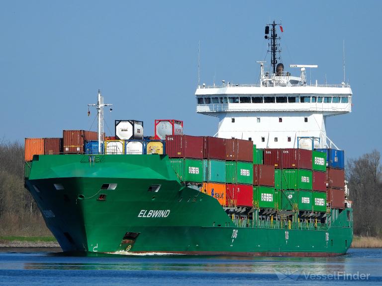 elbwind (Container Ship) - IMO 9483334, MMSI 210017000, Call Sign 5BNL5 under the flag of Cyprus