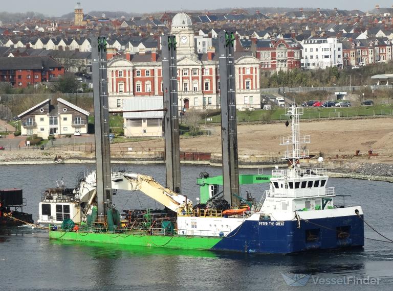 peter the great (Dredger) - IMO 9648673, MMSI 210482000, Call Sign 5BQE3 under the flag of Cyprus