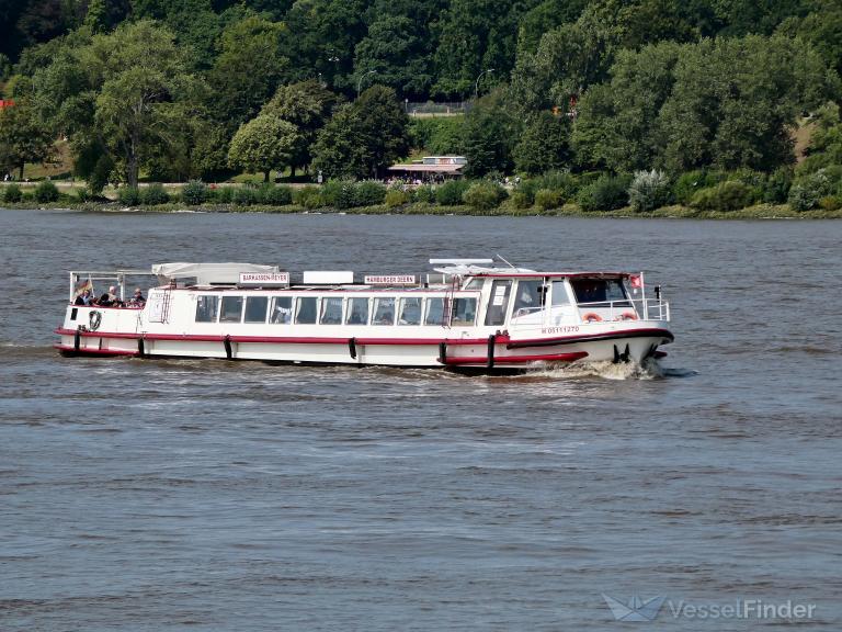 hamburger deern (Passenger ship) - IMO , MMSI 211241080, Call Sign DG3236 under the flag of Germany