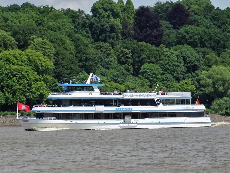 la paloma (Passenger ship) - IMO , MMSI 211619970, Call Sign DD3902 under the flag of Germany