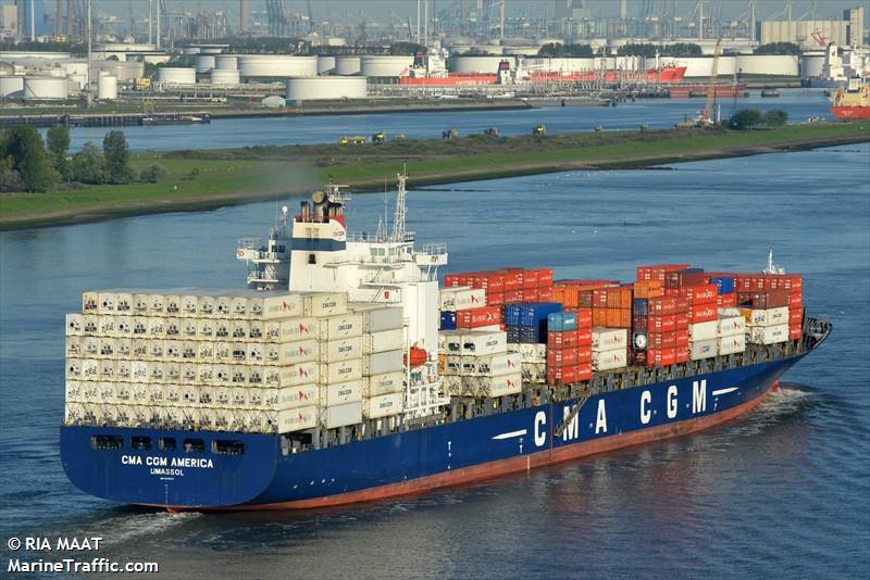 cma cgm america (Container Ship) - IMO 9295971, MMSI 215651000, Call Sign 9HA5226 under the flag of Malta