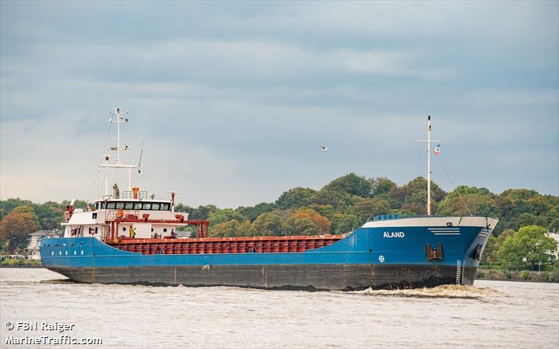 aland (General Cargo Ship) - IMO 9147459, MMSI 218802000, Call Sign DFTY under the flag of Germany