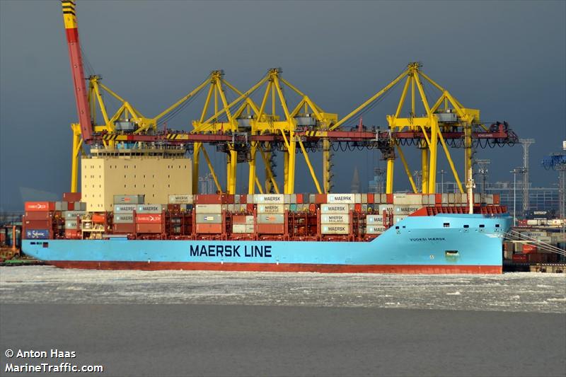 vuoksi maersk (Container Ship) - IMO 9775775, MMSI 219133000, Call Sign OWVA2 under the flag of Denmark