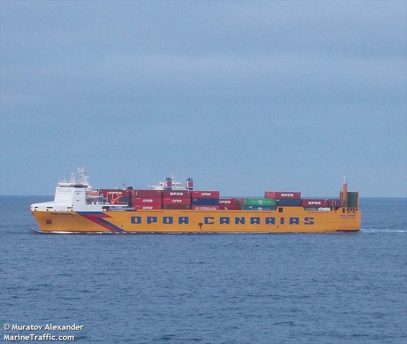 opdr canarias (Ro-Ro Cargo Ship) - IMO 9331191, MMSI 225315000, Call Sign ECKY under the flag of Spain