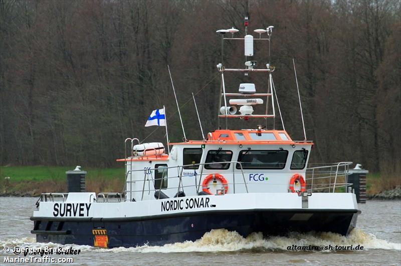 nordic sonar (Other type) - IMO , MMSI 230020000, Call Sign OJQK under the flag of Finland