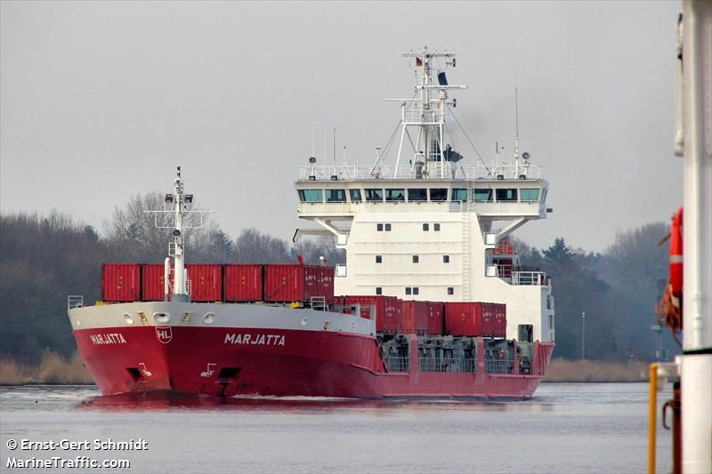 marjatta (General Cargo Ship) - IMO 9126247, MMSI 230352000, Call Sign OJHJ under the flag of Finland