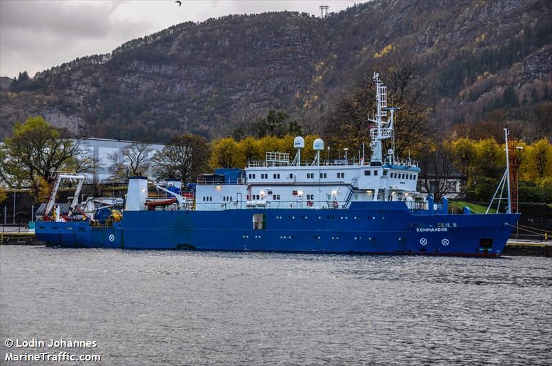 kommandor (Offshore Support Vessel) - IMO 8517205, MMSI 232013164, Call Sign MCJO2 under the flag of United Kingdom (UK)