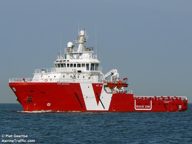 vos discovery (Offshore Tug/Supply Ship) - IMO 9366031, MMSI 235050631, Call Sign MRJN7 under the flag of United Kingdom (UK)