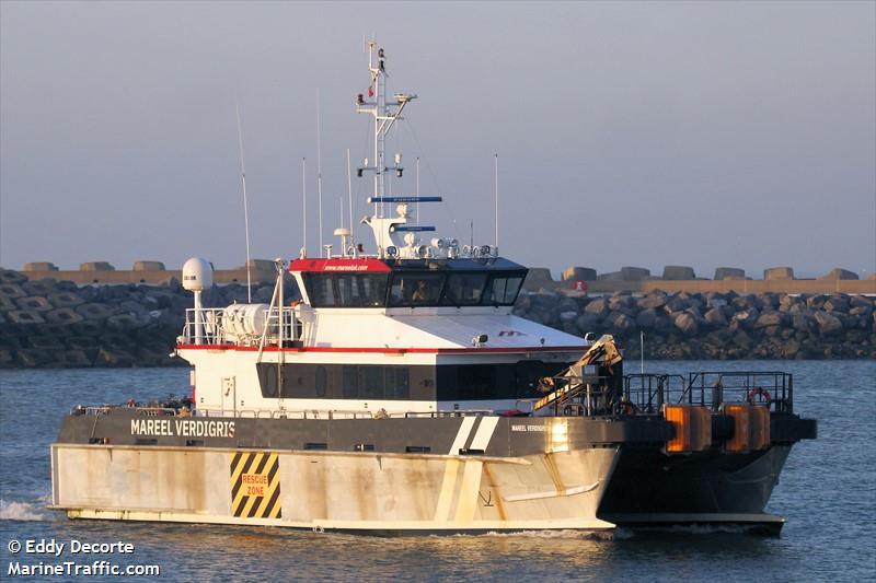 mareel verdigris (Offshore Tug/Supply Ship) - IMO 9787065, MMSI 235102691, Call Sign 2HDH3 under the flag of United Kingdom (UK)