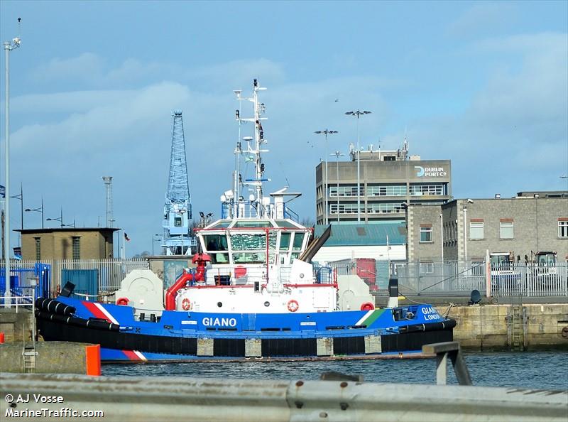 giano (Tug) - IMO 9674610, MMSI 235108809, Call Sign 2IDN5 under the flag of United Kingdom (UK)