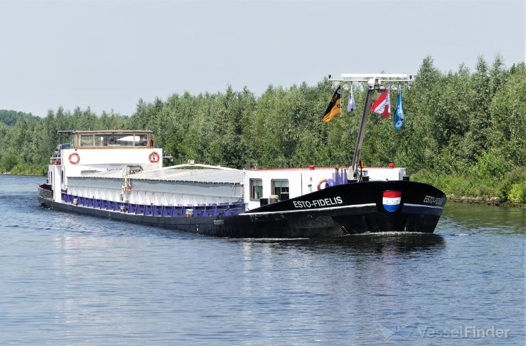 esto fidelis (Cargo ship) - IMO , MMSI 244013109, Call Sign PF4927 under the flag of Netherlands