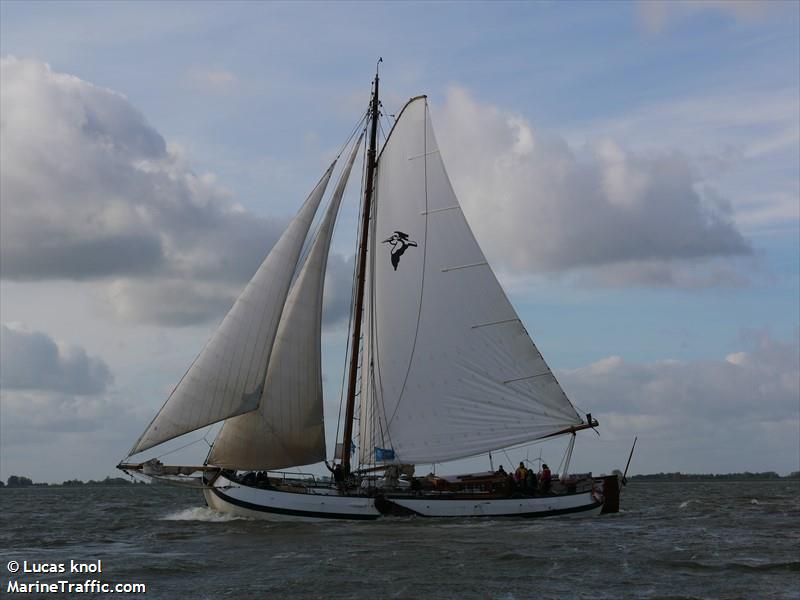 tjalkjacht pelikaan (Pleasure craft) - IMO , MMSI 244131727, Call Sign PB9667 under the flag of Netherlands