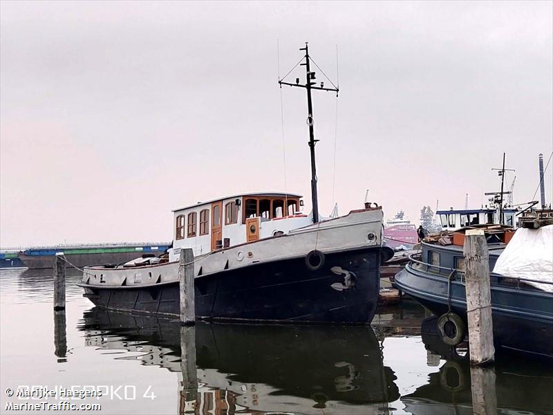 schleppko 4 (Pleasure craft) - IMO , MMSI 244138849, Call Sign PI7517 under the flag of Netherlands