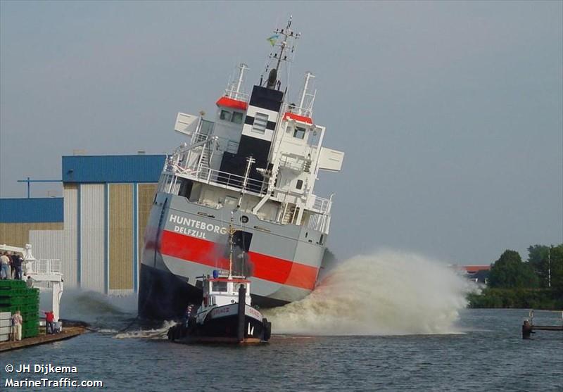 hunteborg (General Cargo Ship) - IMO 9328704, MMSI 244338000, Call Sign PBDF under the flag of Netherlands