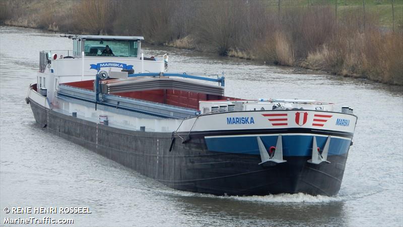 mariska (Cargo ship) - IMO , MMSI 244750242, Call Sign PD2860 under the flag of Netherlands