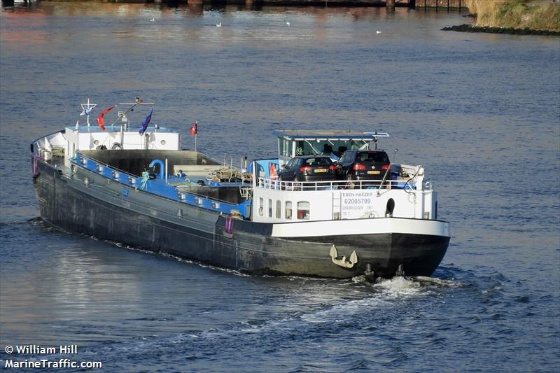 eben haezer (Cargo ship) - IMO , MMSI 244750382, Call Sign PD4186 under the flag of Netherlands