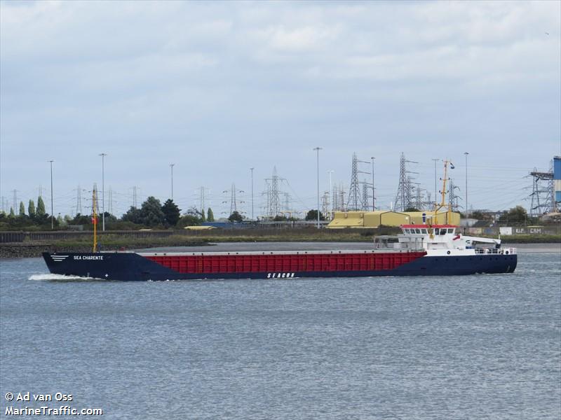 sea charente (General Cargo Ship) - IMO 9155676, MMSI 246362000, Call Sign PECB under the flag of Netherlands