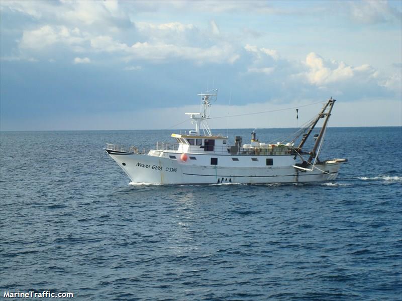 nonna gina (Fishing vessel) - IMO , MMSI 247051680, Call Sign IWPL under the flag of Italy