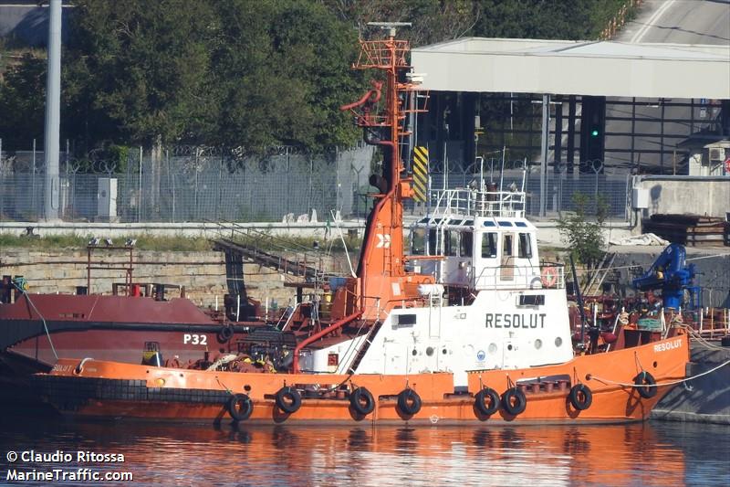 resolut (Pusher Tug) - IMO , MMSI 247142400, Call Sign IQRD under the flag of Italy