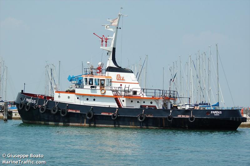 pardus (Tug) - IMO 6620448, MMSI 247235400, Call Sign ISCZ under the flag of Italy