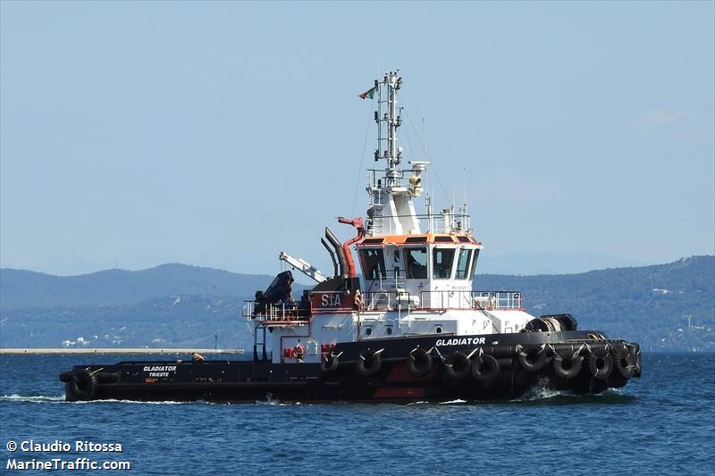 gladiator (Tug) - IMO 9662057, MMSI 247331300, Call Sign IJEP2 under the flag of Italy