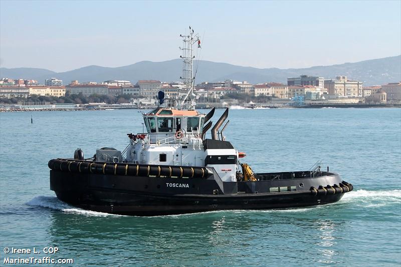 toscana (Tug) - IMO 9807827, MMSI 247344100, Call Sign INJH2 under the flag of Italy