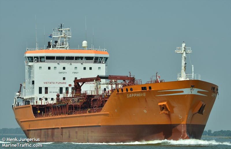 sapphire (Chemical/Oil Products Tanker) - IMO 9114969, MMSI 247698000, Call Sign IBOV under the flag of Italy