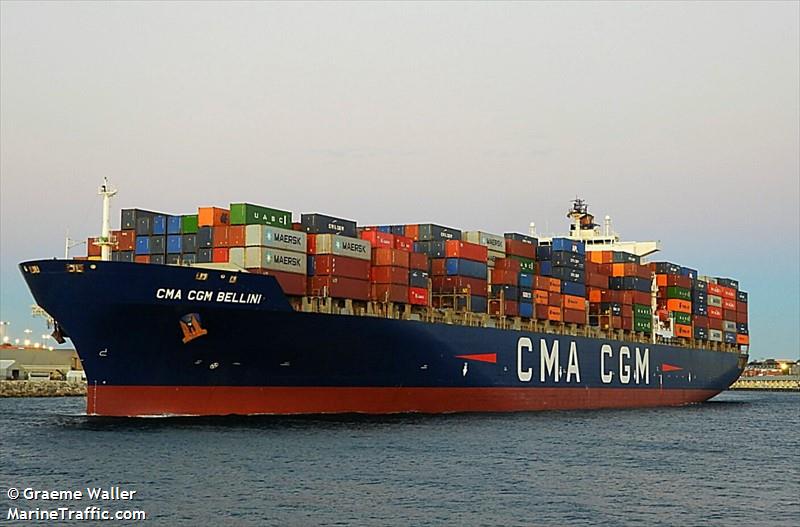 cma cgm bellini (Container Ship) - IMO 9280598, MMSI 248402000, Call Sign 9HA4640 under the flag of Malta
