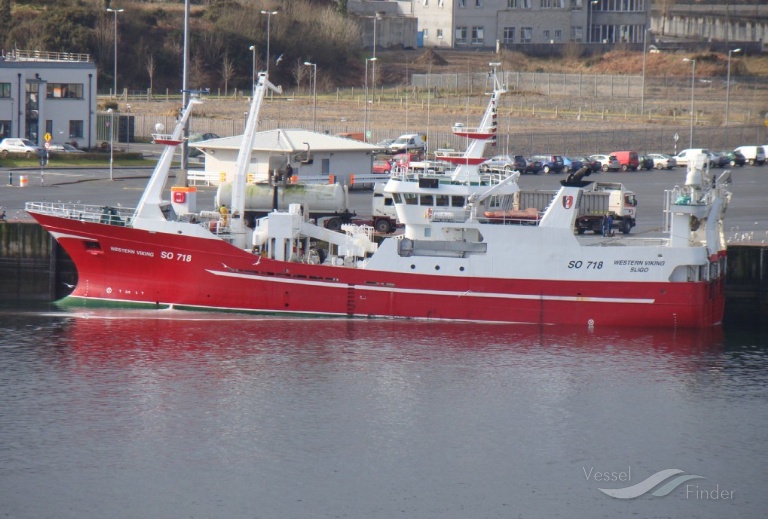 western viking (Fishing Vessel) - IMO 9746085, MMSI 250003397, Call Sign EIQD6 under the flag of Ireland