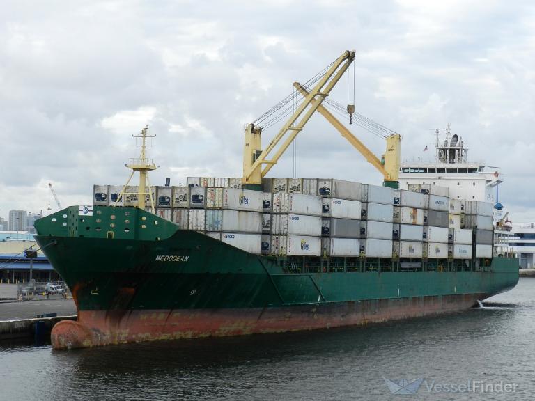 as felicia (Container Ship) - IMO 9395020, MMSI 255806103, Call Sign CQIYT5 under the flag of Madeira