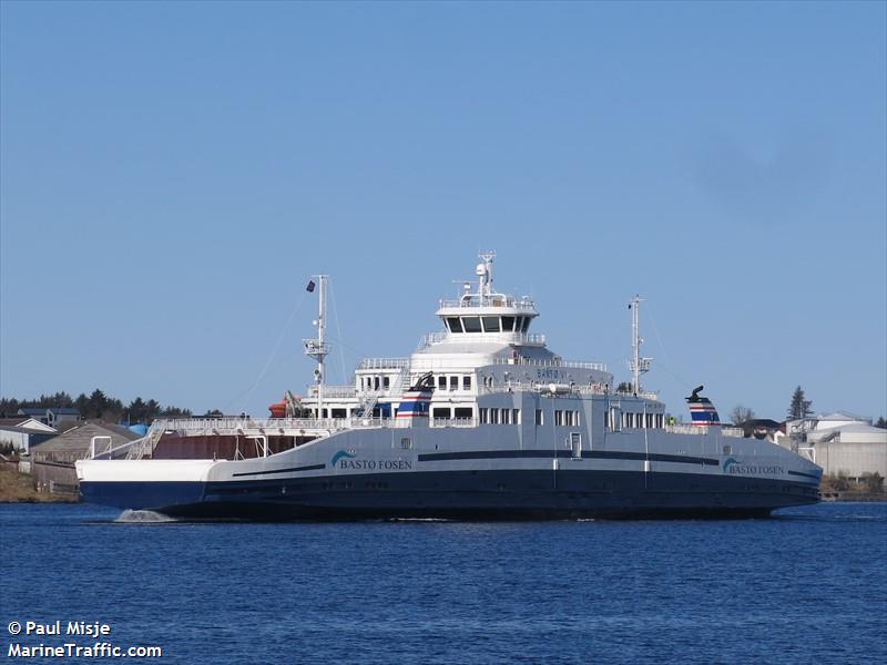 basto vi (Passenger/Ro-Ro Cargo Ship) - IMO 9769219, MMSI 257847600, Call Sign LDOV under the flag of Norway