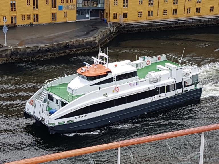 fjordkatt (Passenger Ship) - IMO 9380790, MMSI 258242000, Call Sign JWLV under the flag of Norway