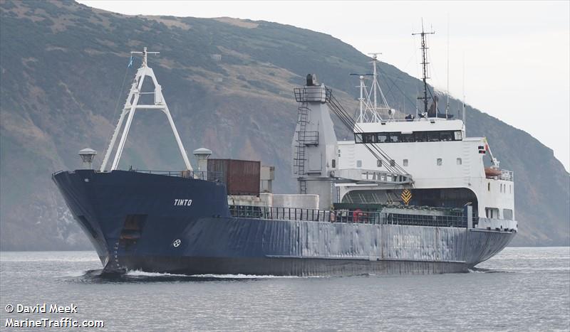 tinto (General Cargo Ship) - IMO 7369168, MMSI 258879000, Call Sign LAYE7 under the flag of Norway