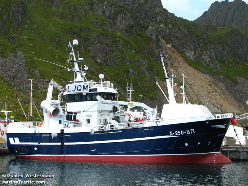topas (Fishing Vessel) - IMO 9212175, MMSI 259648000, Call Sign LJQM under the flag of Norway