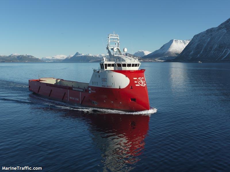 rem hrist (Offshore Tug/Supply Ship) - IMO 9521655, MMSI 259778000, Call Sign LGCK under the flag of Norway