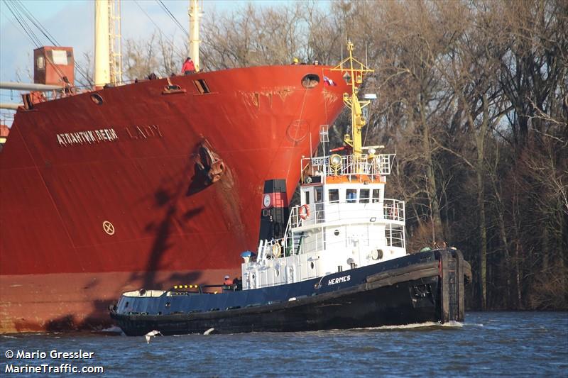 hermes (Tug) - IMO 7628978, MMSI 261007990, Call Sign SPS2089 under the flag of Poland