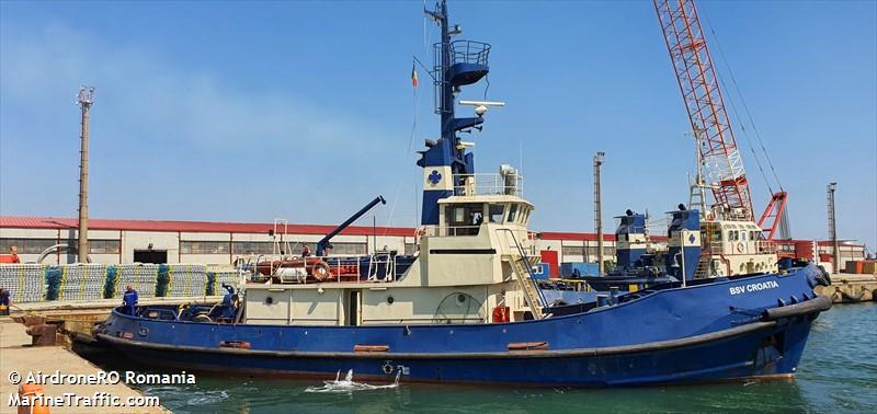 bsv croatia (Tug) - IMO 7351513, MMSI 264900341, Call Sign YQPI under the flag of Romania