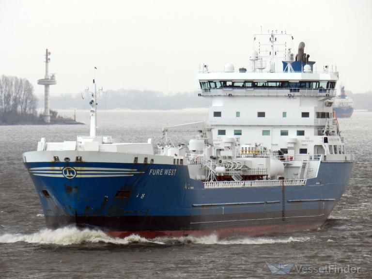 fure west (Chemical/Oil Products Tanker) - IMO 9301873, MMSI 266235000, Call Sign SJLF under the flag of Sweden