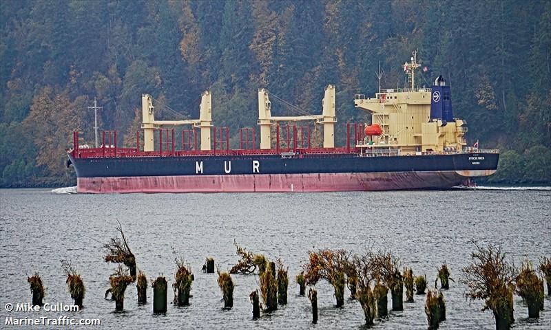 african wren (General Cargo Ship) - IMO 9852705, MMSI 311000877, Call Sign C6EF2 under the flag of Bahamas