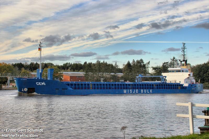 cemi (General Cargo Ship) - IMO 8822612, MMSI 311771000, Call Sign C6TT4 under the flag of Bahamas