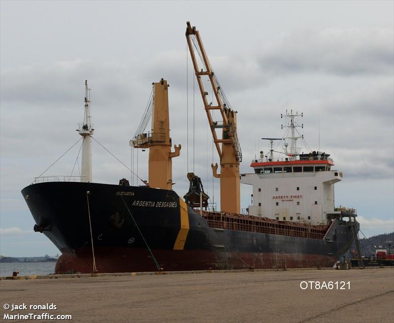 argentia desgagnes (General Cargo Ship) - IMO 9409895, MMSI 316014370, Call Sign CFFA under the flag of Canada