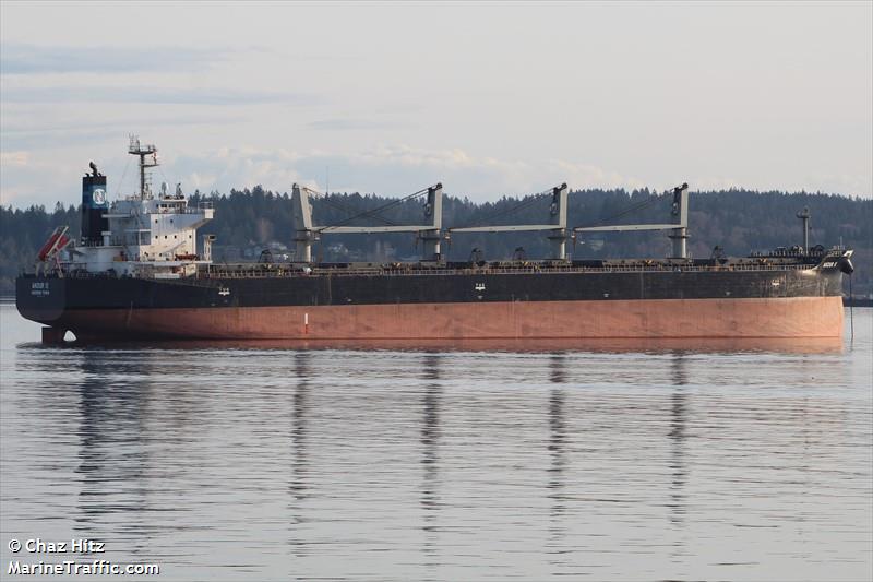 akour ii (Bulk Carrier) - IMO 9454084, MMSI 319156500, Call Sign ZGIJ4 under the flag of Cayman Islands