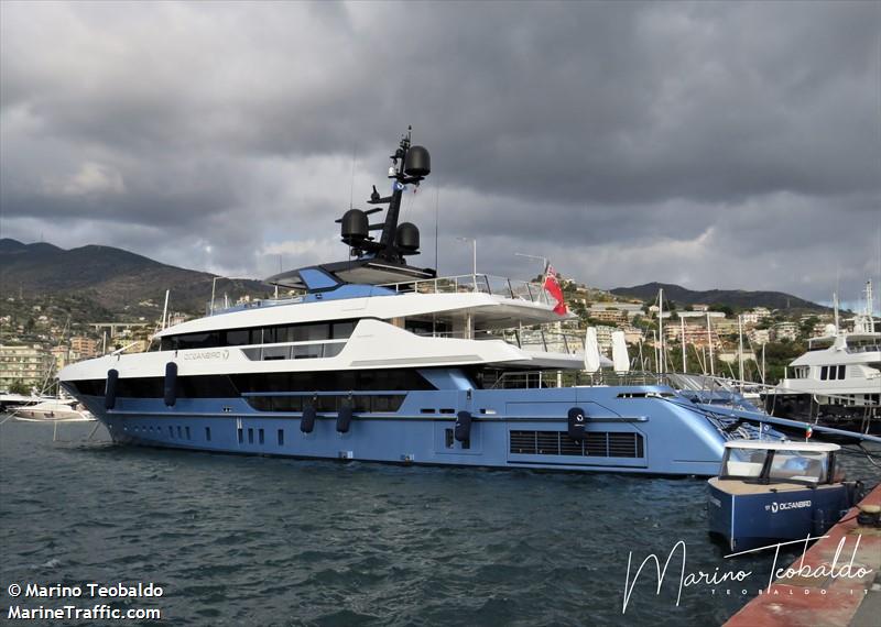 oceanbird (Yacht) - IMO 9884992, MMSI 319222600, Call Sign ZGOY9 under the flag of Cayman Islands