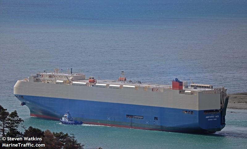 amethyst ace (Vehicles Carrier) - IMO 9397999, MMSI 319570000, Call Sign ZCXM2 under the flag of Cayman Islands