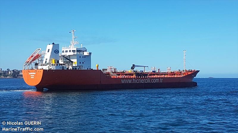 bandirma (Chemical/Oil Products Tanker) - IMO 9120243, MMSI 356833000, Call Sign 3FMG5 under the flag of Panama