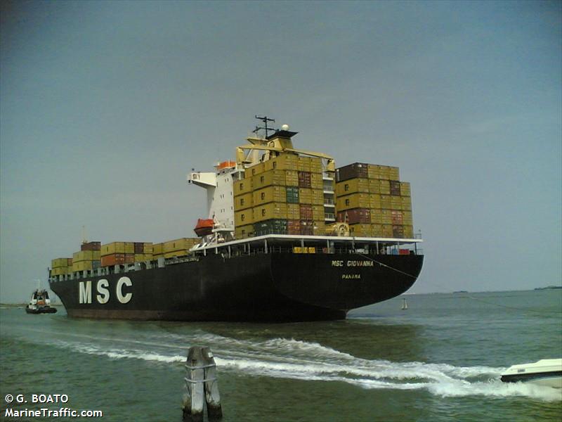 msc giovanna (Container Ship) - IMO 8505836, MMSI 357702000, Call Sign 3FRB9 under the flag of Panama