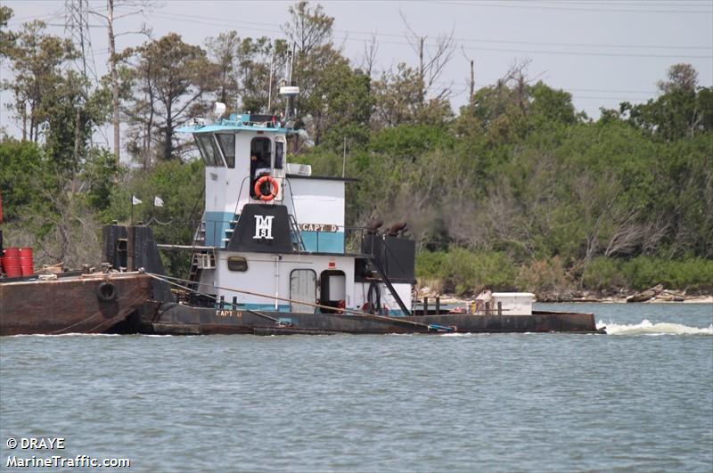 capt d (Towing vessel) - IMO , MMSI 366961660, Call Sign WDE7753 under the flag of United States (USA)