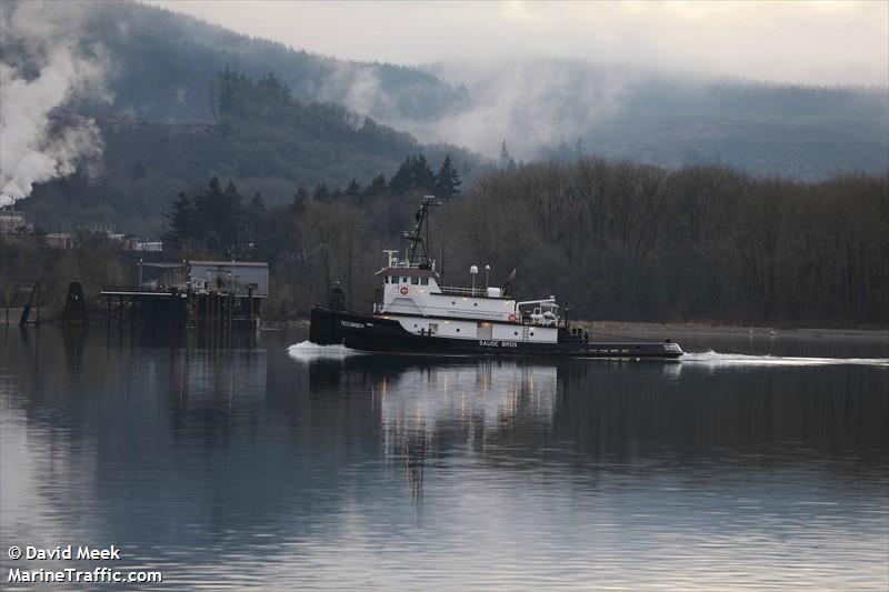 tecumseh (Tug) - IMO 7511503, MMSI 367133160, Call Sign WTW9257 under the flag of United States (USA)