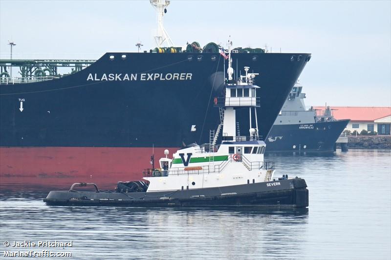 severn (Pusher Tug) - IMO 9544231, MMSI 367371840, Call Sign WDE5806 under the flag of United States (USA)